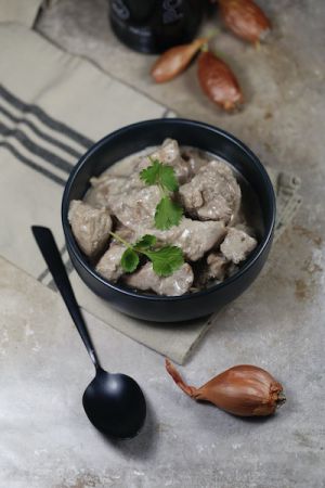 Recette Sauté de veau aux échalotes et au porto