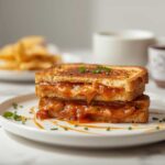 Recette BBQ Chicken Grilled Cheese