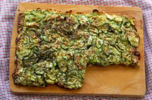 Recette Scarpaccia végétarienne de courgettes