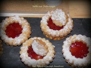 Recette Sablés fruits rouges