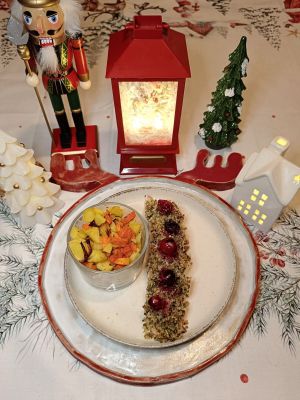 Recette Saumon en croûte d'herbes et cranberries