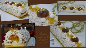 Recette Bûche clémentine marron