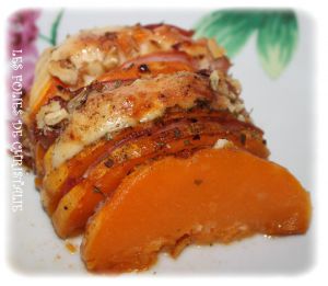 Recette Butternut façon Hasselback bacon fromage