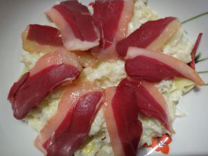 Recette Risotto poireaux magret de canard