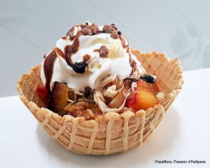 Recette Coupelles aux fruits miel pâte à tartiner