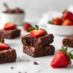 Recette Strawberry Brownies Recipe