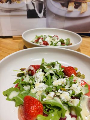 Recette Carpaccio de betteraves au fromage de chèvre