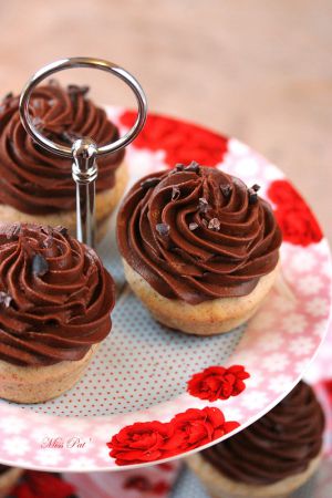 Recette Cupcakes vegan, ganache chocolat et Speculoos