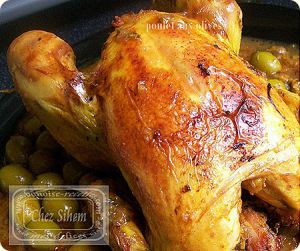 Recette Poulet aux olives