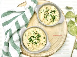 Recette Cassolette poulet crème moutarde ciboulette