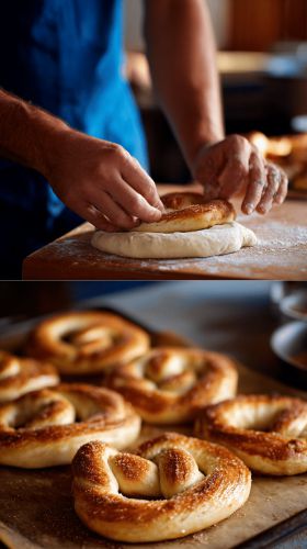 Recette Indulge in Homemade Cinnamon Sugar Soft Pretzels Today