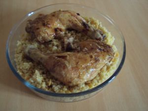 Recette Cuisses de poulet au miel des chefs et céléales
