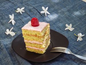 Recette Gâteaux pistache & framboise au mascarpone