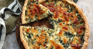 Recette Tarte aux épinards et cœurs d'artichaut