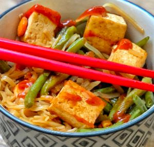 Recette Tofu sauce sriracha