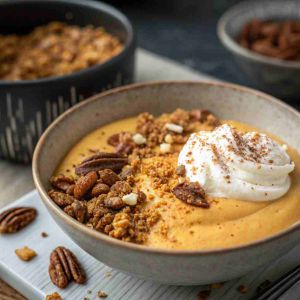 Recette Easy Pumpkin Pie Yogurt Bowl – Healthy 5-Minute Breakfast