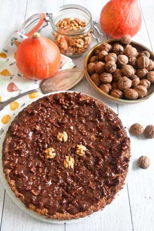 Recette Gâteau noix et potimarron