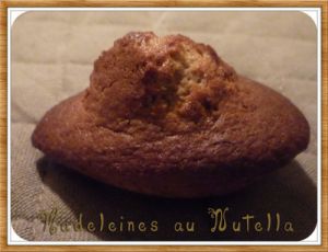 Recette Madeleines au Nutella de Nath'