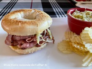 Recette Bagel au smoked meat