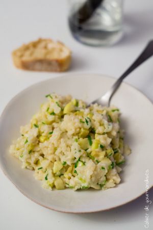 Recette Risotto courgettes ciboulette