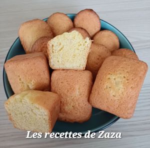 Recette Mini cakes et madeleines en pâte à madeleines à la clémentine au Cake factory