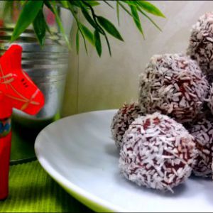 Recette Douceurs suédoises : Truffes aux flocons d’avoine et coco (vegan)