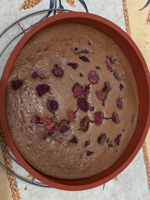 Recette Moelleux au chocolat framboise et curcuma