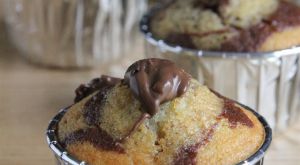 Recette Muffins marbrés fourrés au Nutella