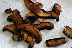 Recette Du bacon vegan avec des champignons Portobello. Oh yeah