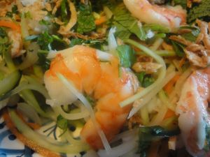 Recette Salade de Papay verte aux fruits de mer