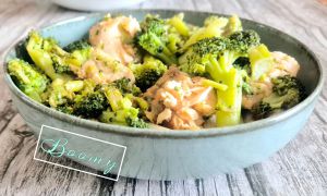 Recette Pâtes complètes au saumon et au brocoli