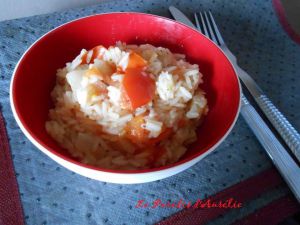 Recette Riz au fenouil, à la tomate et au basilic