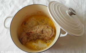 Recette Filet mignon de porc à la moutarde ancienne (Pork tenderloin with mustard)