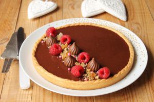 Recette Tarte au Chocolat au Lait, Amande et Fève de Tonka