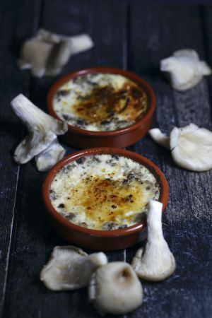 Recette Crèmes brulées aux pleurotes