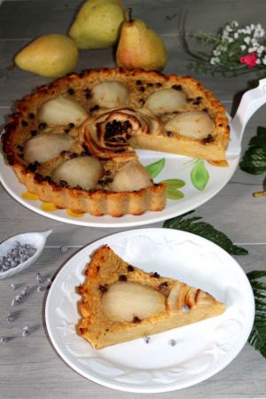 Recette Tarte pommes poires et ses pépites (sans pâte à tarte)