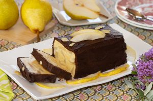 Recette Terrine de poires Malakoff