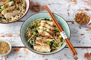 Recette Soupe miso façon ramen au poulet