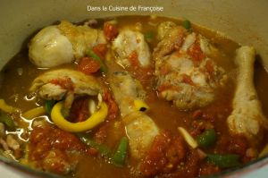 Recette Poulet Basquaise