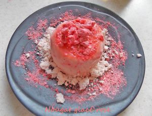 Recette Nougat glacé rose *