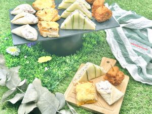 Recette Farandoles de bouchées apéritives avec du pain de mie