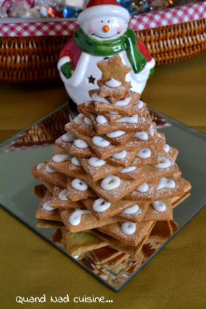 Recette Sapin de Noël sablé