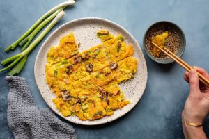 Recette Yachaejeon {délicieuses crêpes de légumes coréennes}