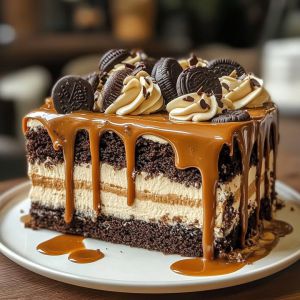 Recette Gâteau Caramel Oreo Facile et Savoureux