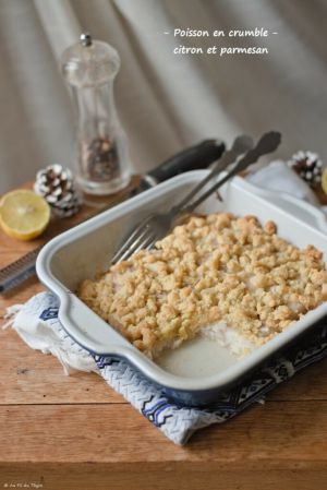 Recette Poisson en crumble, citron et parmesan