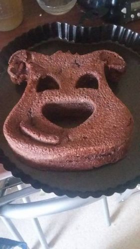 Recette Fondant au chocolat en forme d'ourson