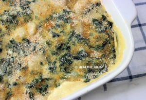 Recette Gratin crémeux de gnocchi et kale #vegan