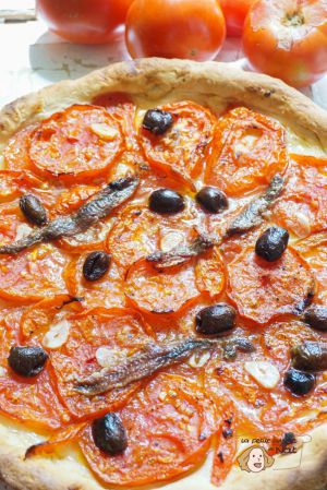 Recette Pizza à la tomate fraiche