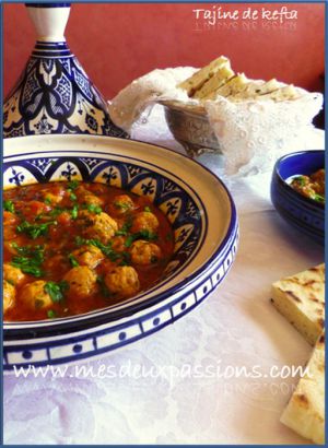 Recette Tajine de Kefta aux tomates (boulettes de viande)