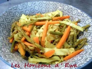 Recette Achard de légumes